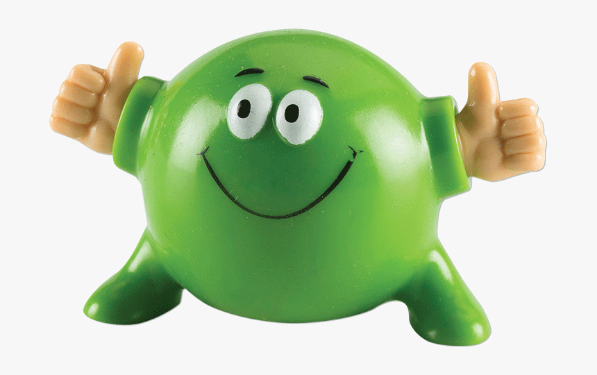 Green Poppin Pal Giving Two Thumbs Up - Bath Toy, HD Png Download, Free Download