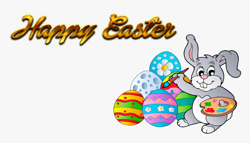 Happy Easter Png - Transparent Background Easter Bunny Clipart Png, Png Download, Free Download