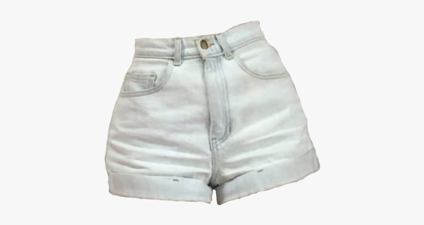 Clothes, Edit, And Korean Image - White Denim Shorts Transparent, HD Png Download, Free Download