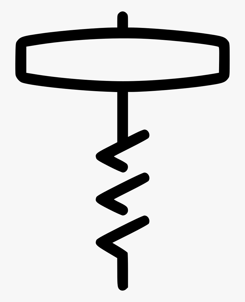 Corkscrew - Corkscrew Png Black White, Transparent Png, Free Download