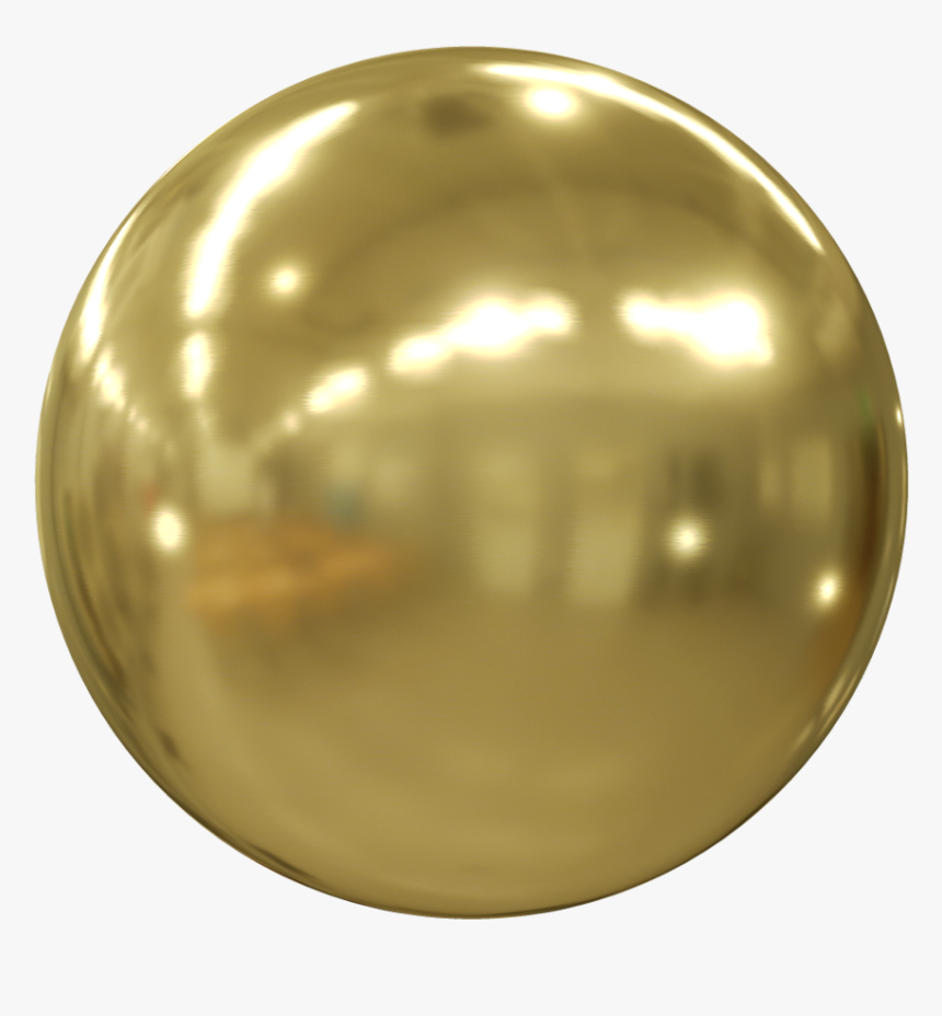 Metalgoldbrushed001 Sphere - Sphere, HD Png Download, Free Download
