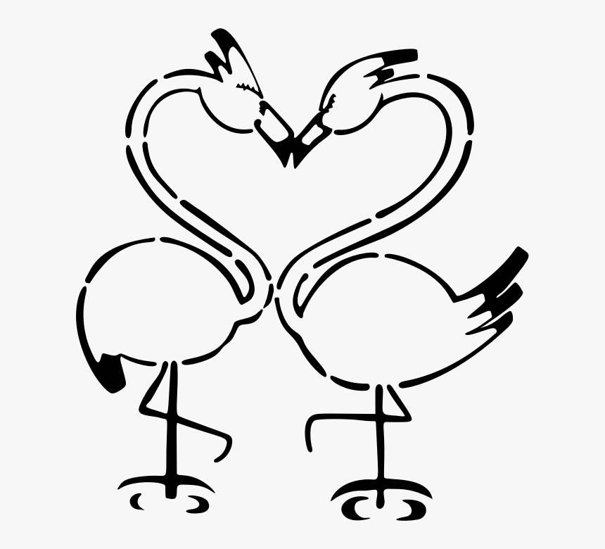 Flamingo Love Icon Png Clipart , Png Download - Flamingo Icon Png Transparent, Png Download, Free Download