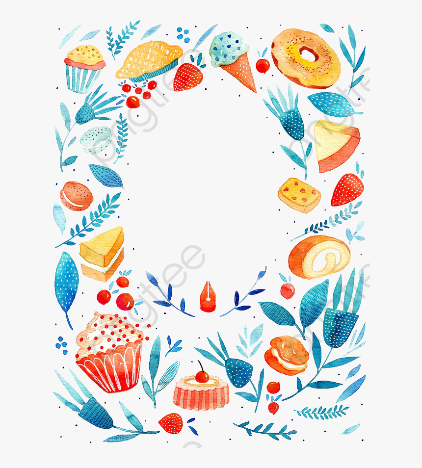 Transparent Mariachis Clipart - Frame Food Border Png, Png Download, Free Download