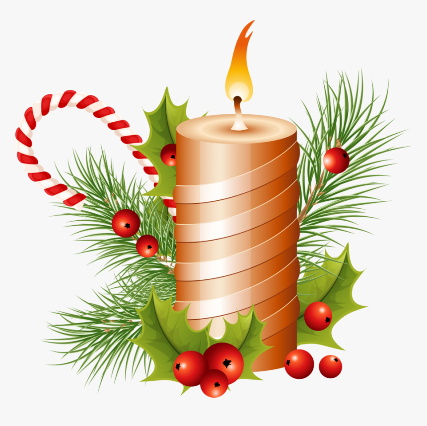Christmas Candle Png Download Image - Christmas Candle Png, Transparent Png, Free Download