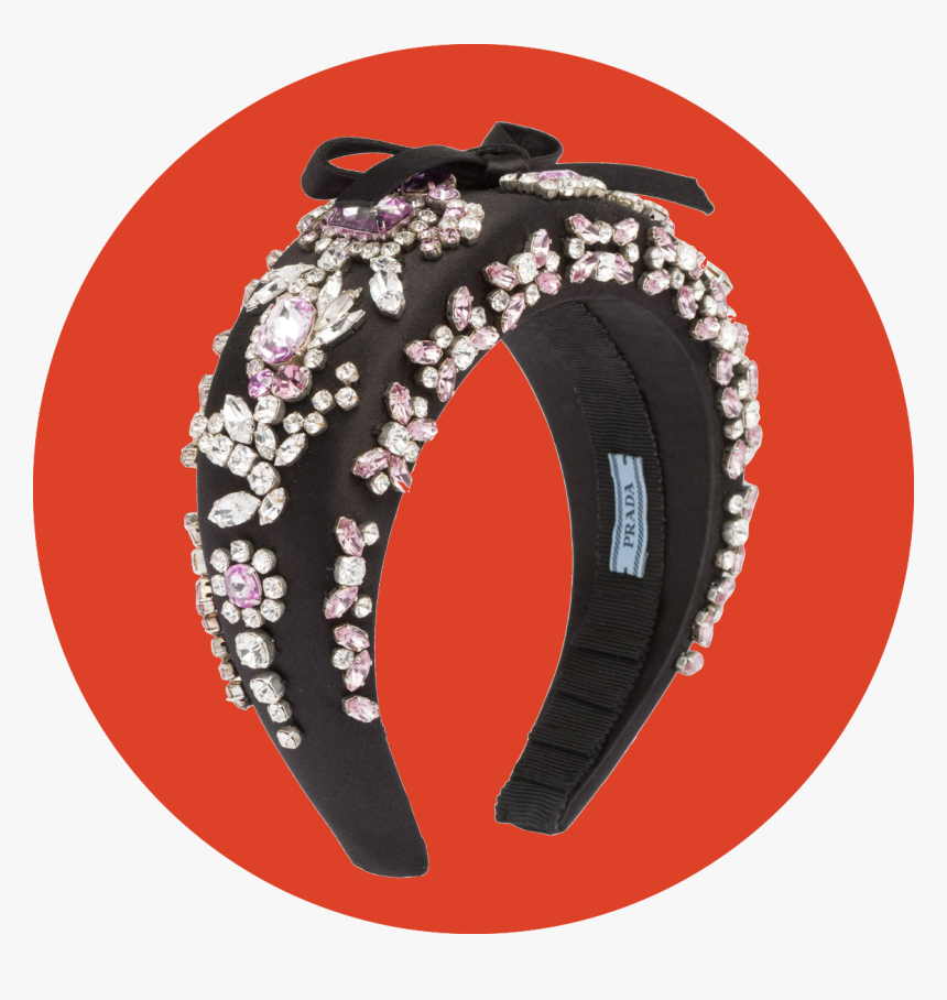 Prada Embellished Headband, HD Png Download, Free Download