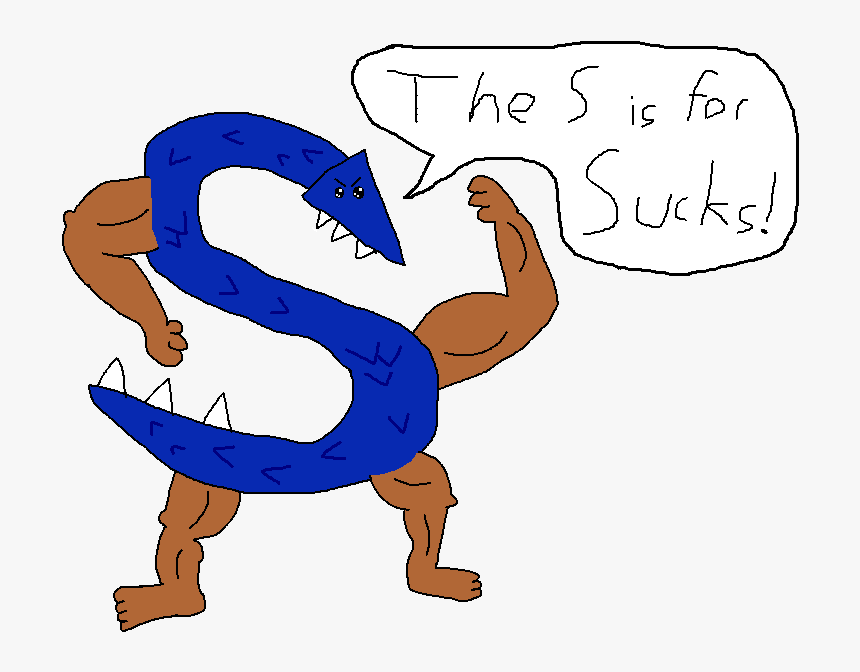 S Is For Serpent - Cartoon, HD Png Download, Free Download