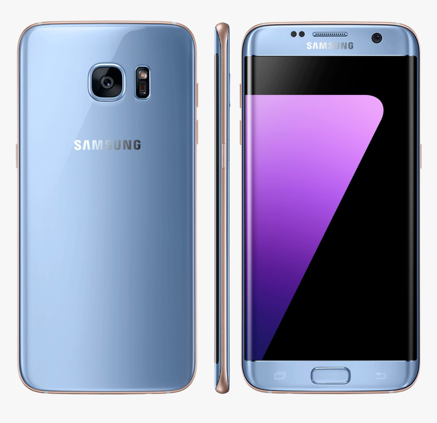 Samsung Galaxy S7 Edge - S7 Edge Blue, HD Png Download, Free Download