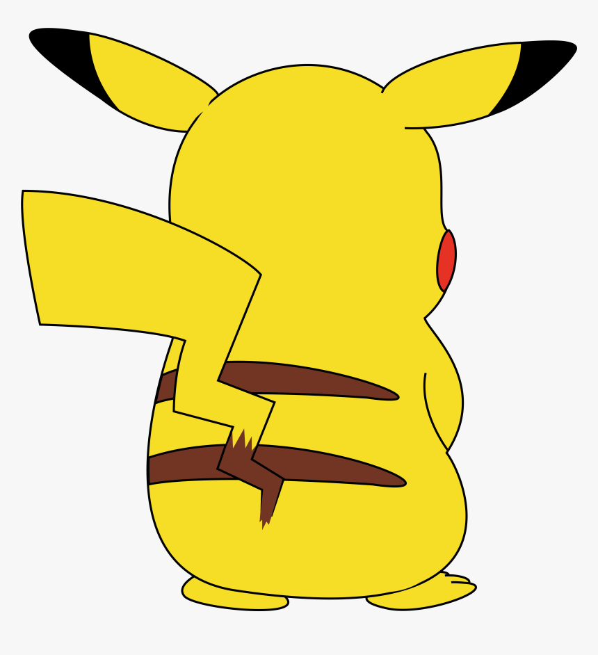 Pikachu"s Back Shirt By Amayaxsin - Pikachu Back Png, Transparent Png, Free Download