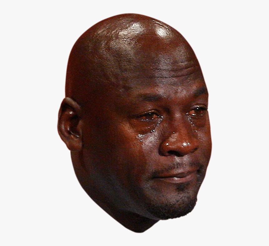Michael Jordan Crying Face - Michael Jordan Meme Png, Transparent Png, Free Download