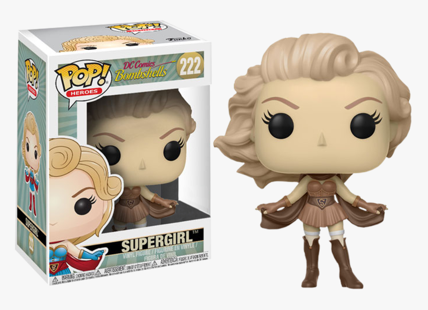 Supergirl Sepia Tone Us Exclusive Pop Vinyl Figure - Funko Pop Supergirl, HD Png Download, Free Download