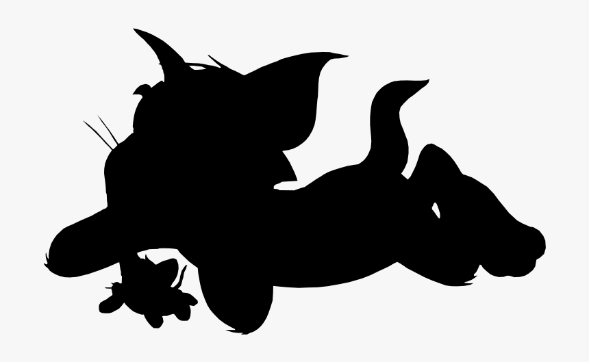 Tom And Jerry Silhouette, HD Png Download, Free Download