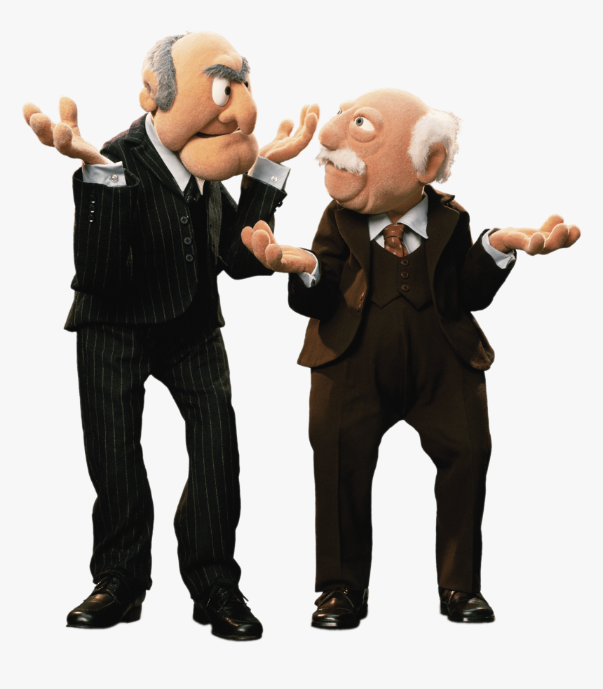 Statler And Waldorf Confused - Muppets Statler And Waldorf, HD Png Download, Free Download