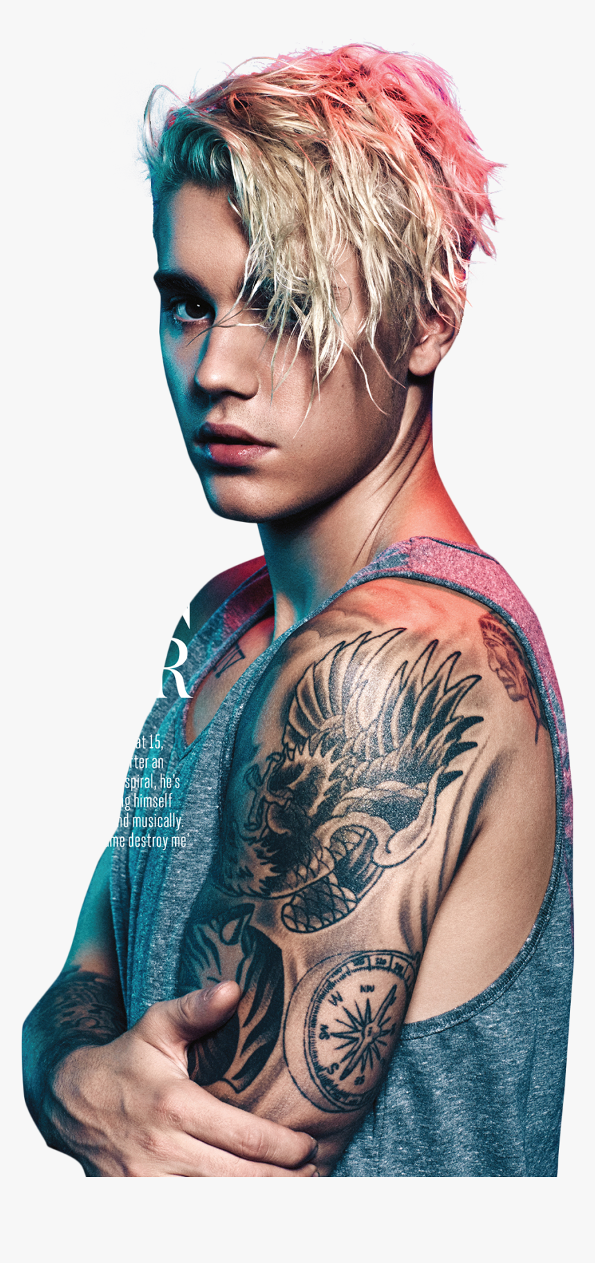 Justin Bieber Blue Red Light Justin Bieber 壁紙 Hd Png Download Kindpng