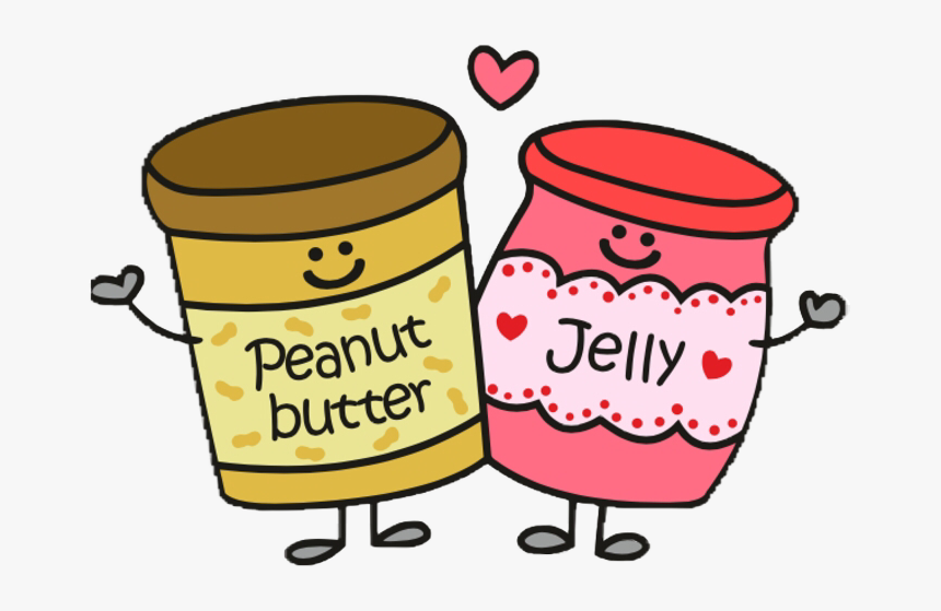 Cute Peanut Butter And Jelly Clipart , Png Download - Peanut Butter Jelly Team, Transparent Png, Free Download
