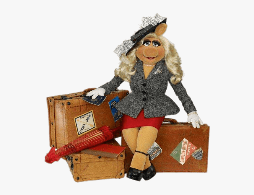 Miss Piggy Travelling - Miss Piggy Transparent Background, HD Png Download, Free Download