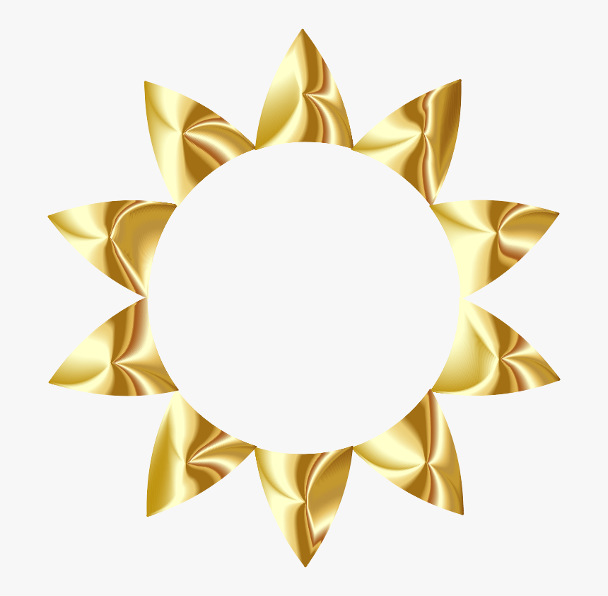 Gold Sun Png - Gold Sun No Background, Transparent Png, Free Download