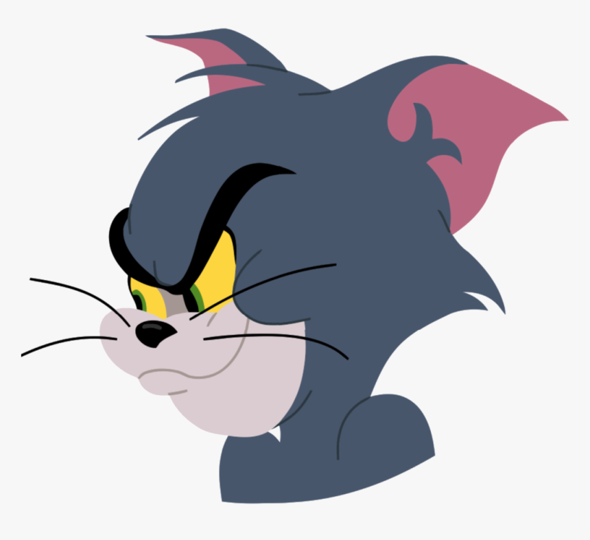 Tom And Jerry Tom Head, Hd Png Download - Tom And Jerry Face, Transparent Png, Free Download
