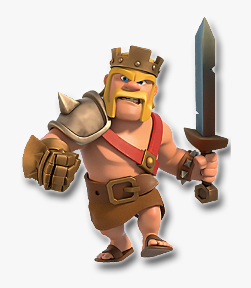 Transparent Clash Of Clans Png - Barbarian King Coc Png, Png Download, Free Download