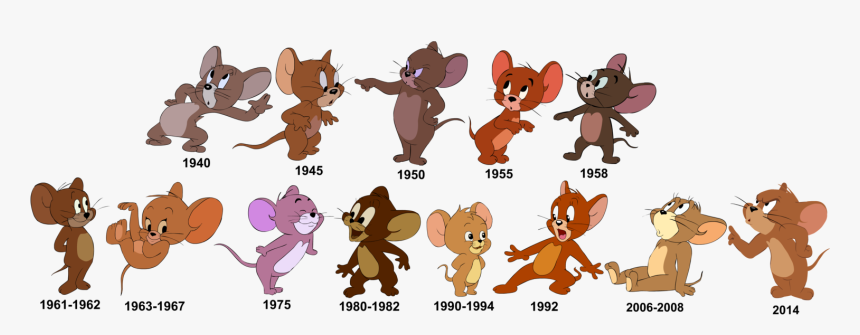 Jerry Traces By Classicsaredead-d7srkzr - Tom And Jerry Designs, HD Png Download, Free Download