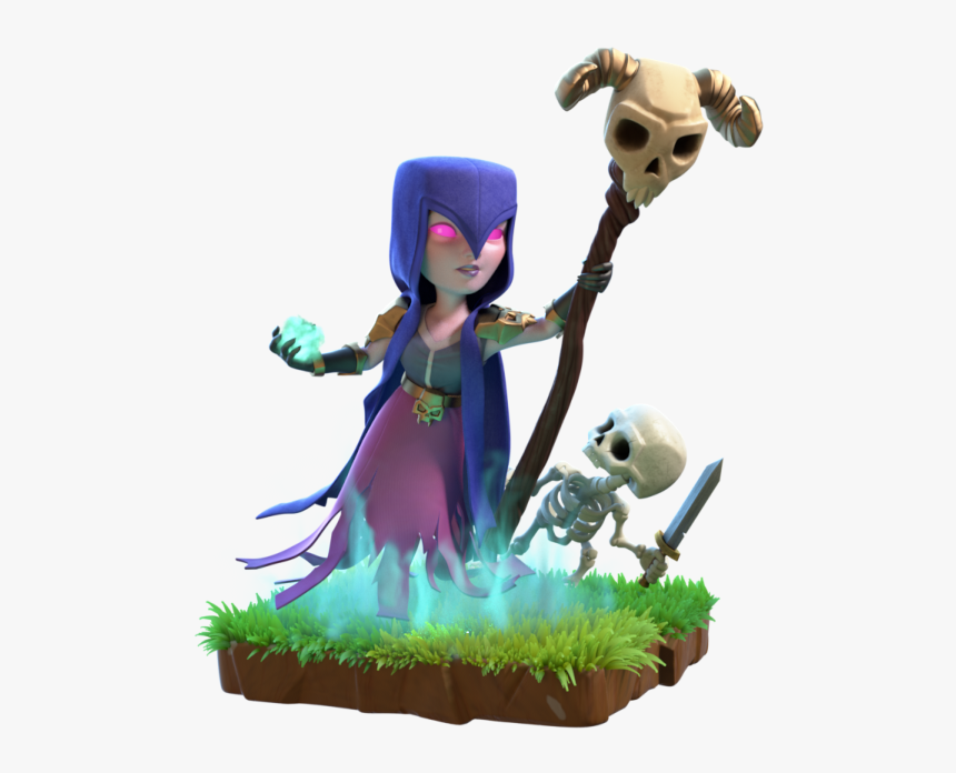 Clash Royale Witch Png - Clash Royale Night Witch, Transparent Png, Free Download