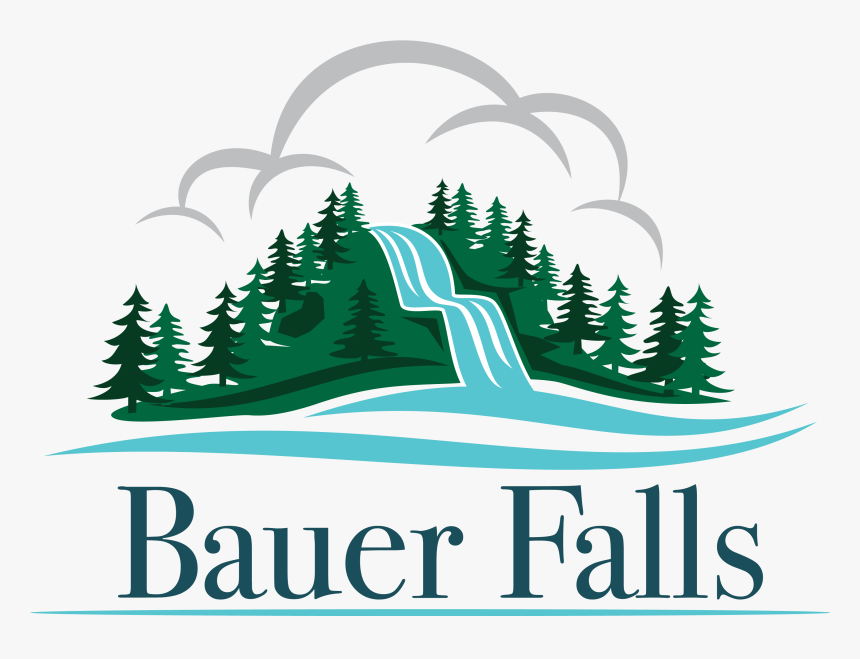 Bauer Falls - Bank Of Blue Valley, HD Png Download, Free Download