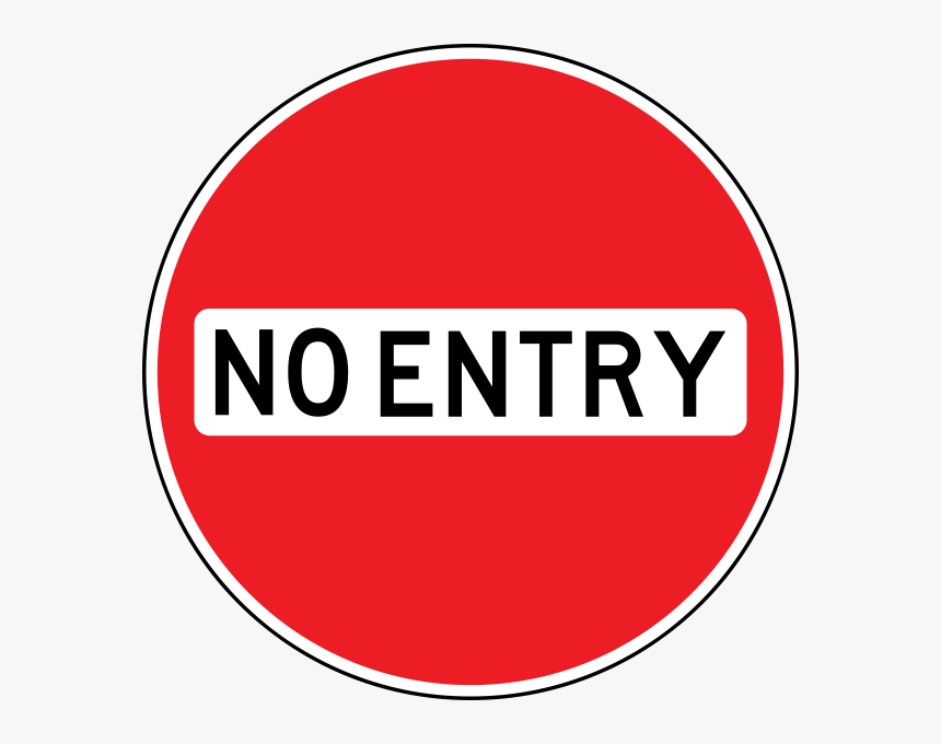 Red No Entry Png Transparent Image - No Entry, Png Download, Free Download