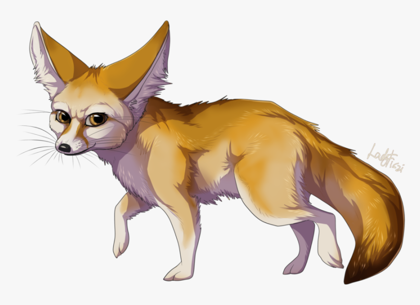 Fennec Fox,fox,canidae,red Fox,cartoon,swift Character - Desert Fox Clipart, HD Png Download, Free Download