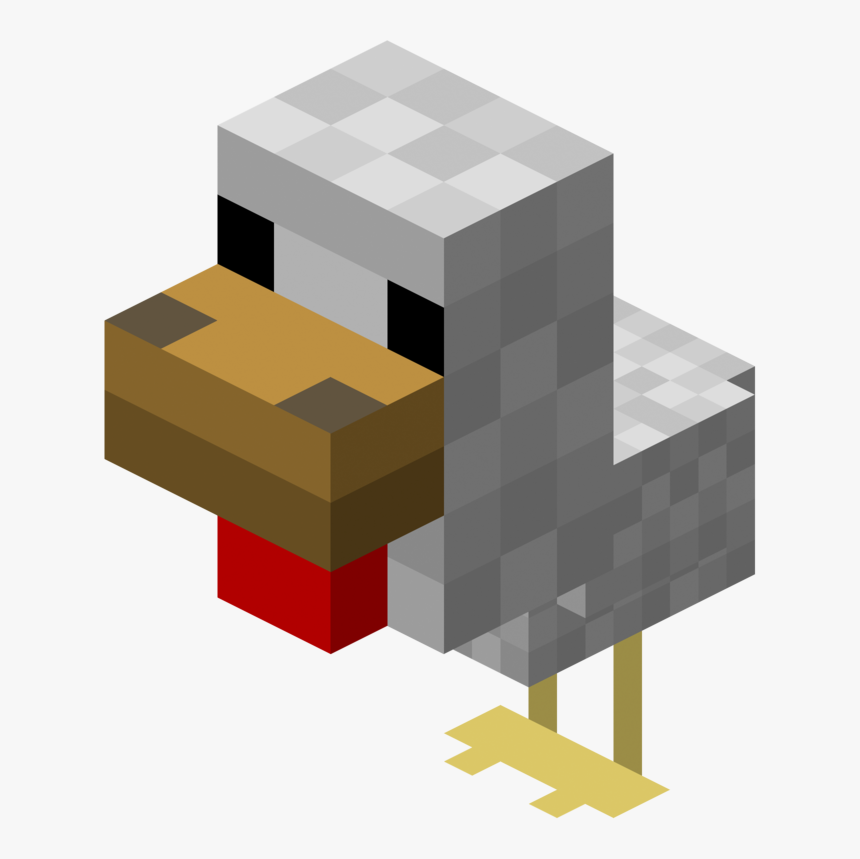 Minecraft Png Baby Chicken - Minecraft Chicken Transparent, Png Download, Free Download