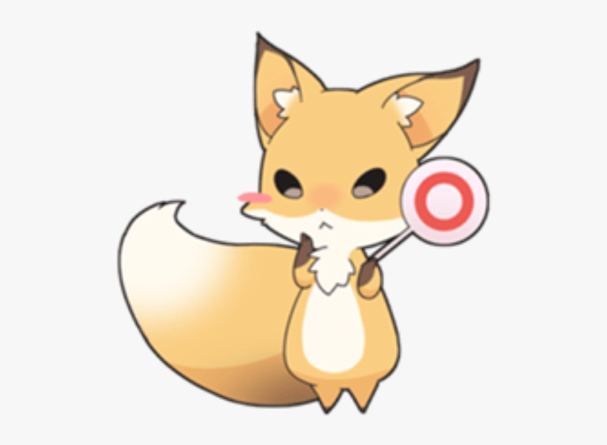 #kawaii #cute #fox #png #edit - Fox Cute Kawaii Png, Transparent Png, Free Download