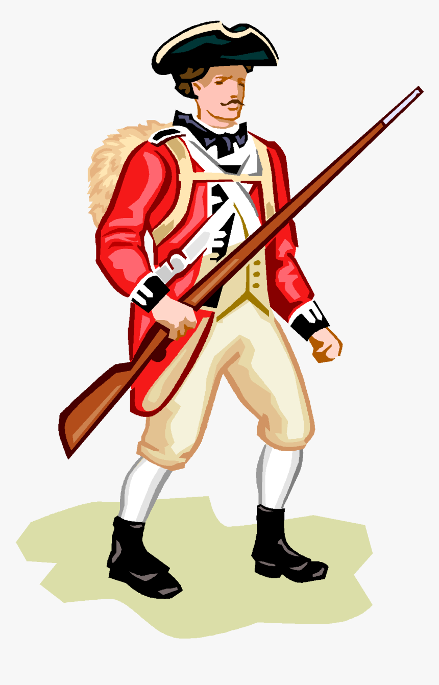 Clipart Hat Revolutionary War - Revolutionary War British Soldier Cartoon, HD Png Download, Free Download