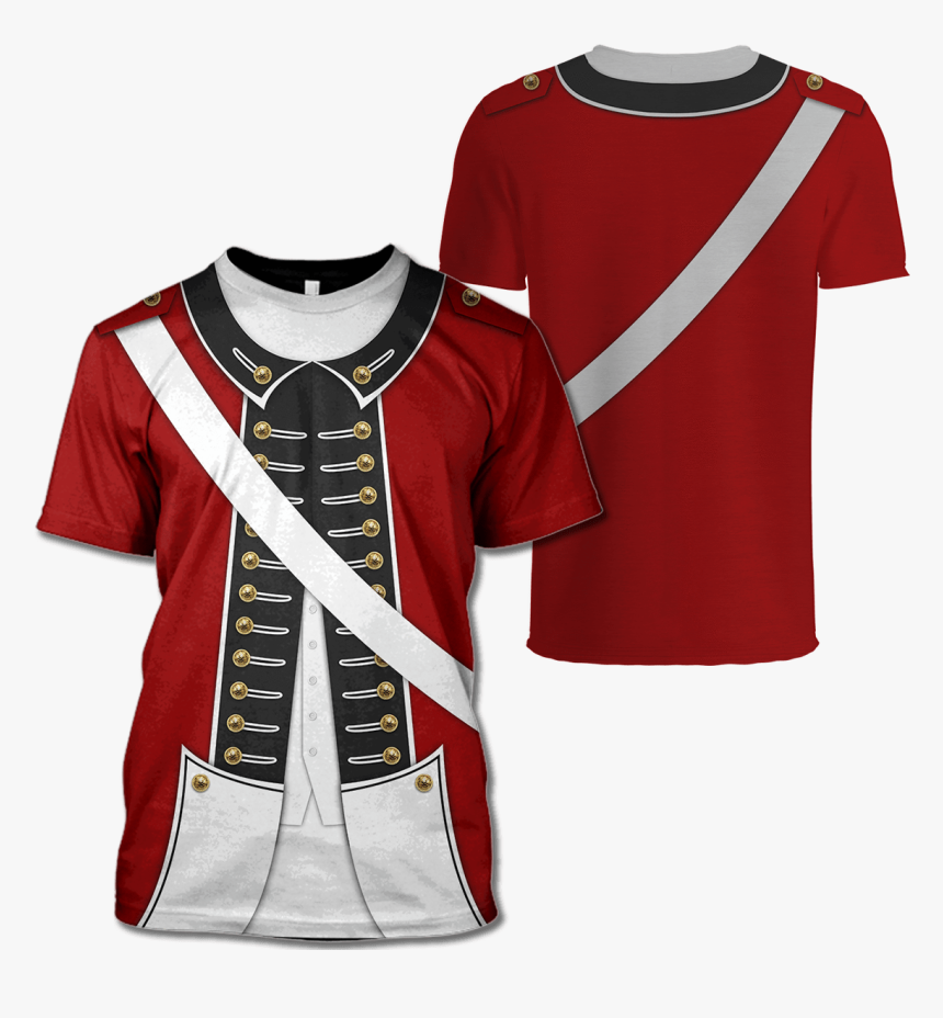 3d Revolutionary War Uniform Full Print T Shirt - Revolutionary War Shirt, HD Png Download, Free Download