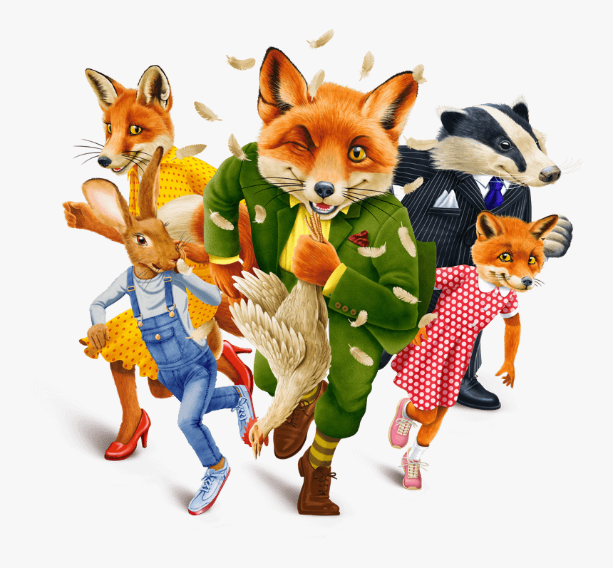 Fantastic Mr Fox Png - Roald Dahl Fantastic Mrs Fox, Transparent Png, Free Download