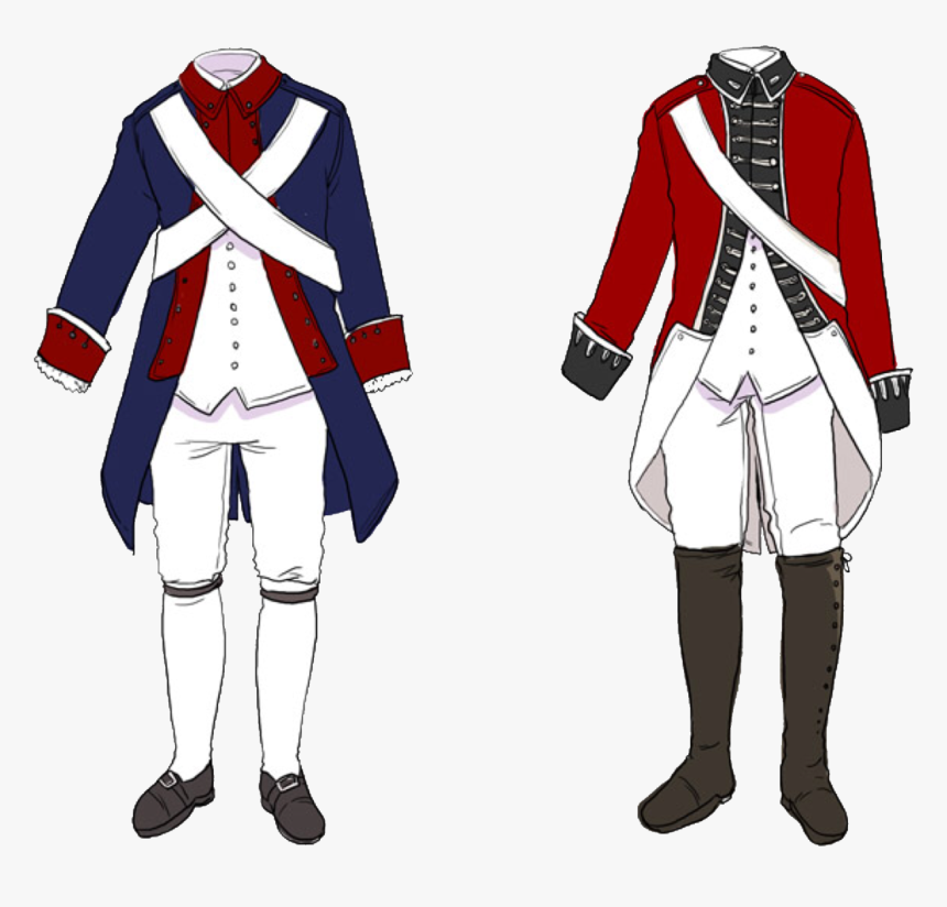 Aph England & America Revolutionary War Outfits Reference - Patriots American Revolution Clothing, HD Png Download, Free Download