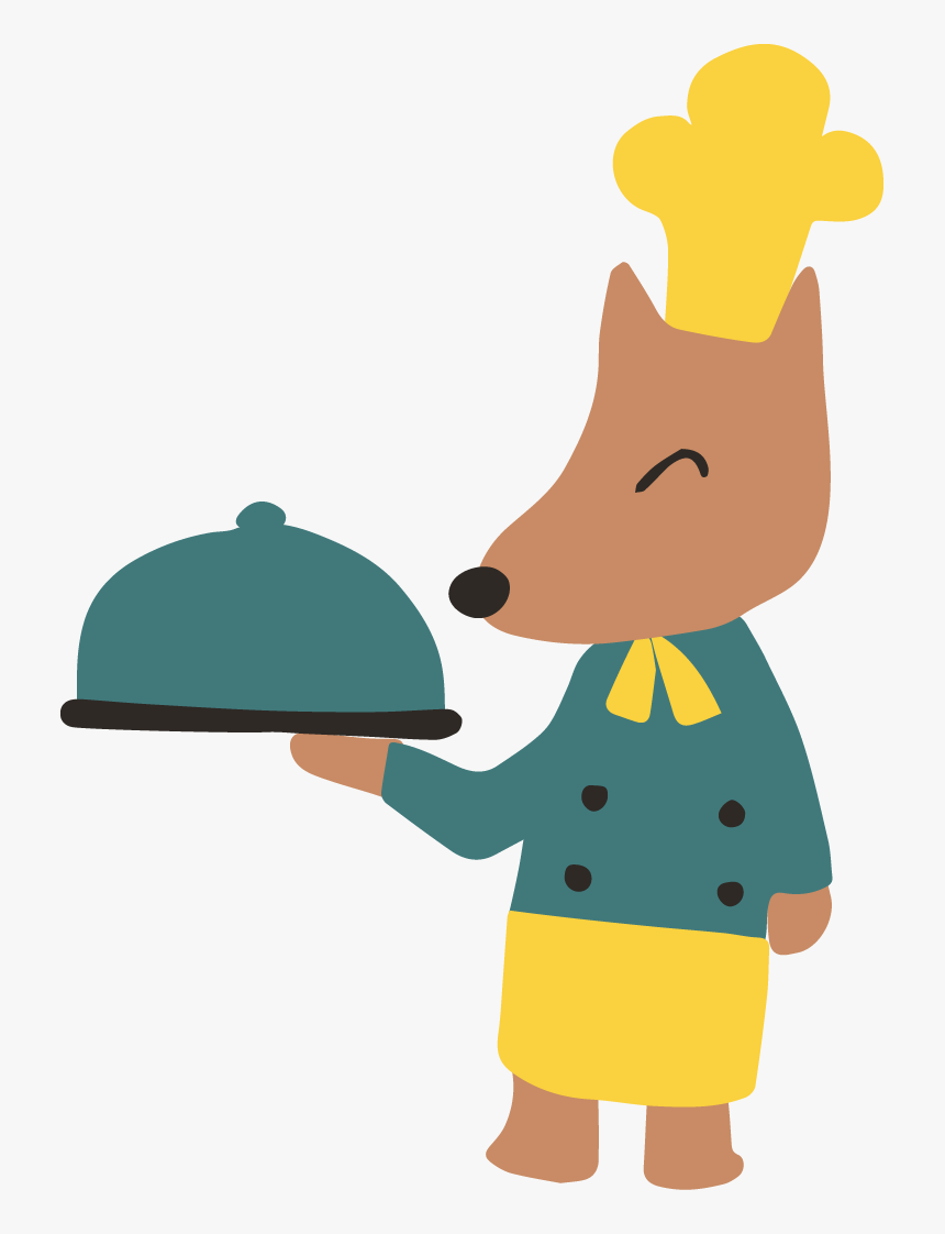 Chef-fox - Cartoon, HD Png Download, Free Download