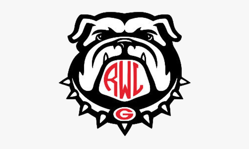 Georgia Bulldog X Bulldogs Decal Yeti Etsy Transparent - Georgia Bulldog Black And White, HD Png Download, Free Download