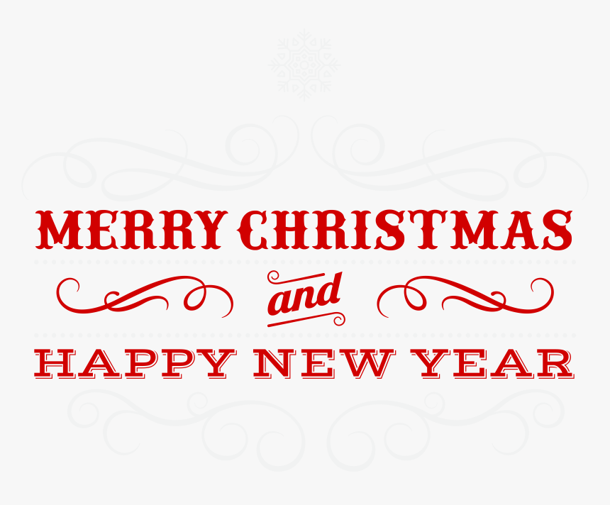 Clip Art Clipart Merry Christmas And Happy New Year, HD Png Download, Free Download