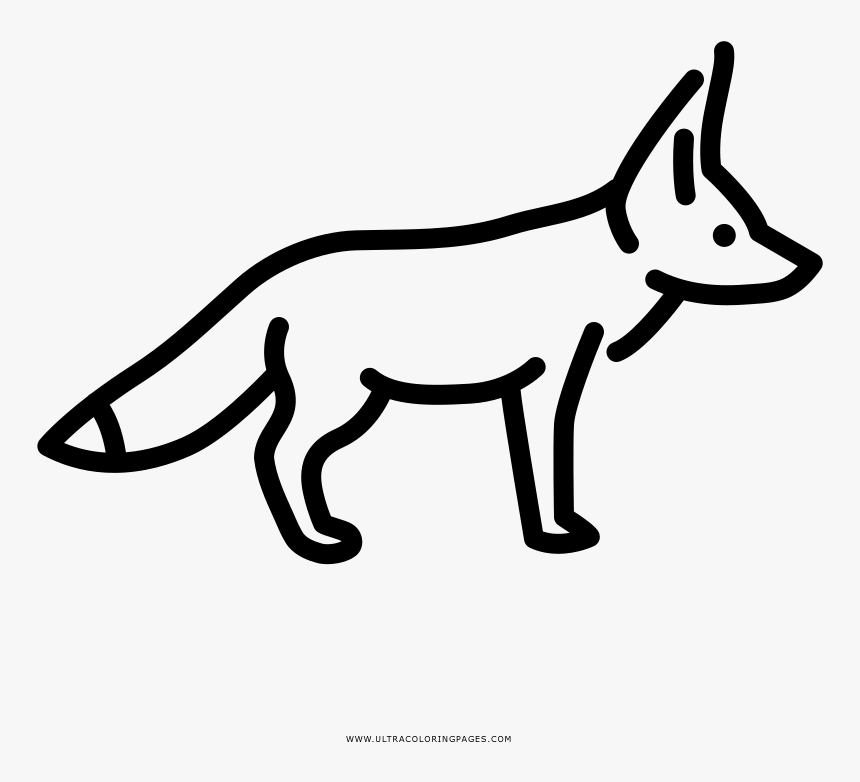 Fennec Fox Fall Coloring Page, Printable Fennec Fox - Easy How To Draw