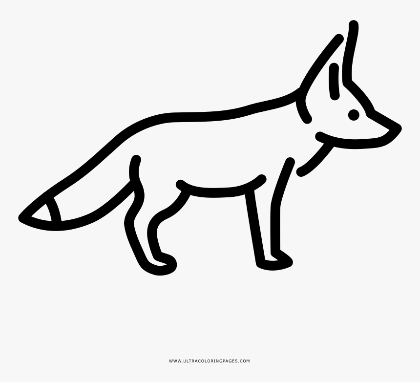 Download Fennec Fox Fall Coloring Page, Printable Fennec Fox - Easy How To Draw A Fennec Fox, HD Png ...