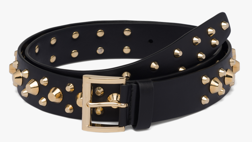 Studded Leather Belt - Buckle, HD Png Download, Free Download