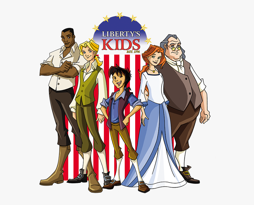 Revolutionary War History, Animated Series, Dhx Media, - Liberty Kids, HD Png Download, Free Download
