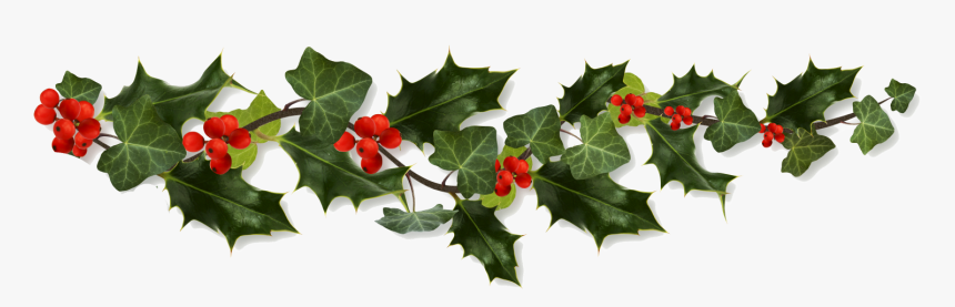 Holly Border Png Clip Art Transparent Stock - Holly Border Png, Png Download, Free Download