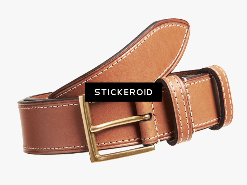 Crockett & Jones Men"s Bridle Leather Belt Size , Png - Buckle, Transparent Png, Free Download