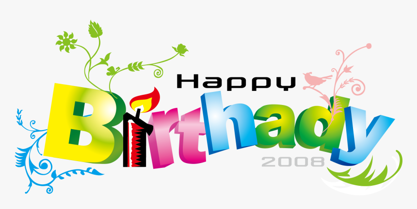 Happy Birthday To You Font - Transparent Birthday Text Png, Png Download, Free Download