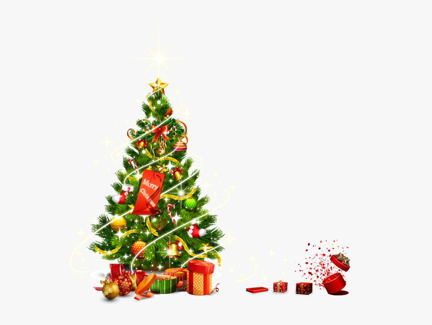 Christmas Tree Vector Png, Transparent Png, Free Download