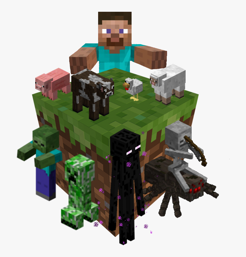 Minecraft Background Png - Minecraft, Transparent Png, Free Download