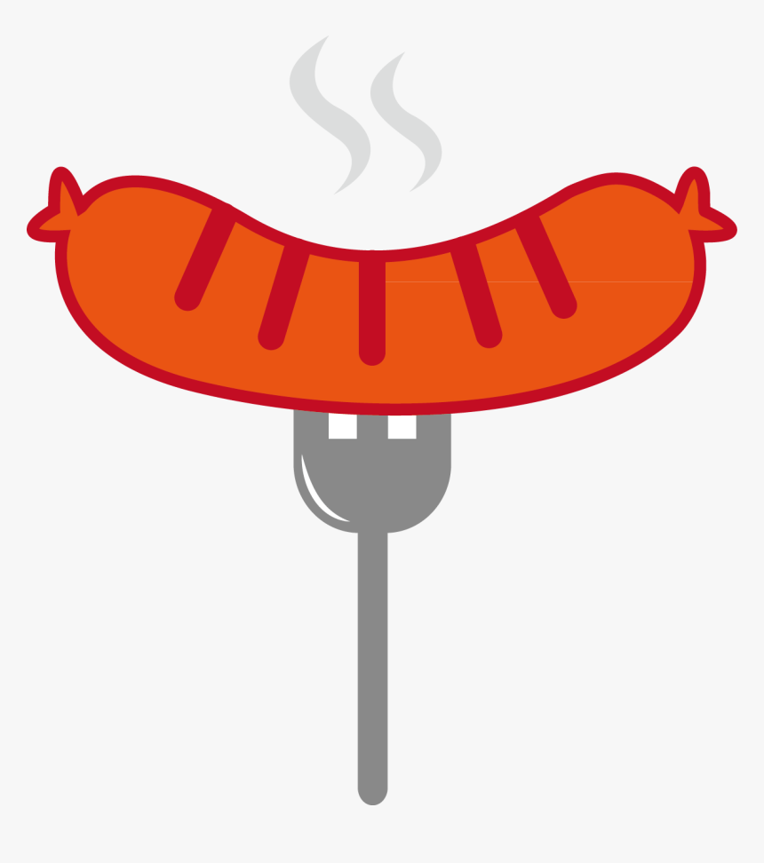 Transparent Clipart Sausage - Xúc Xích Hoạt Hình, HD Png Download, Free Download