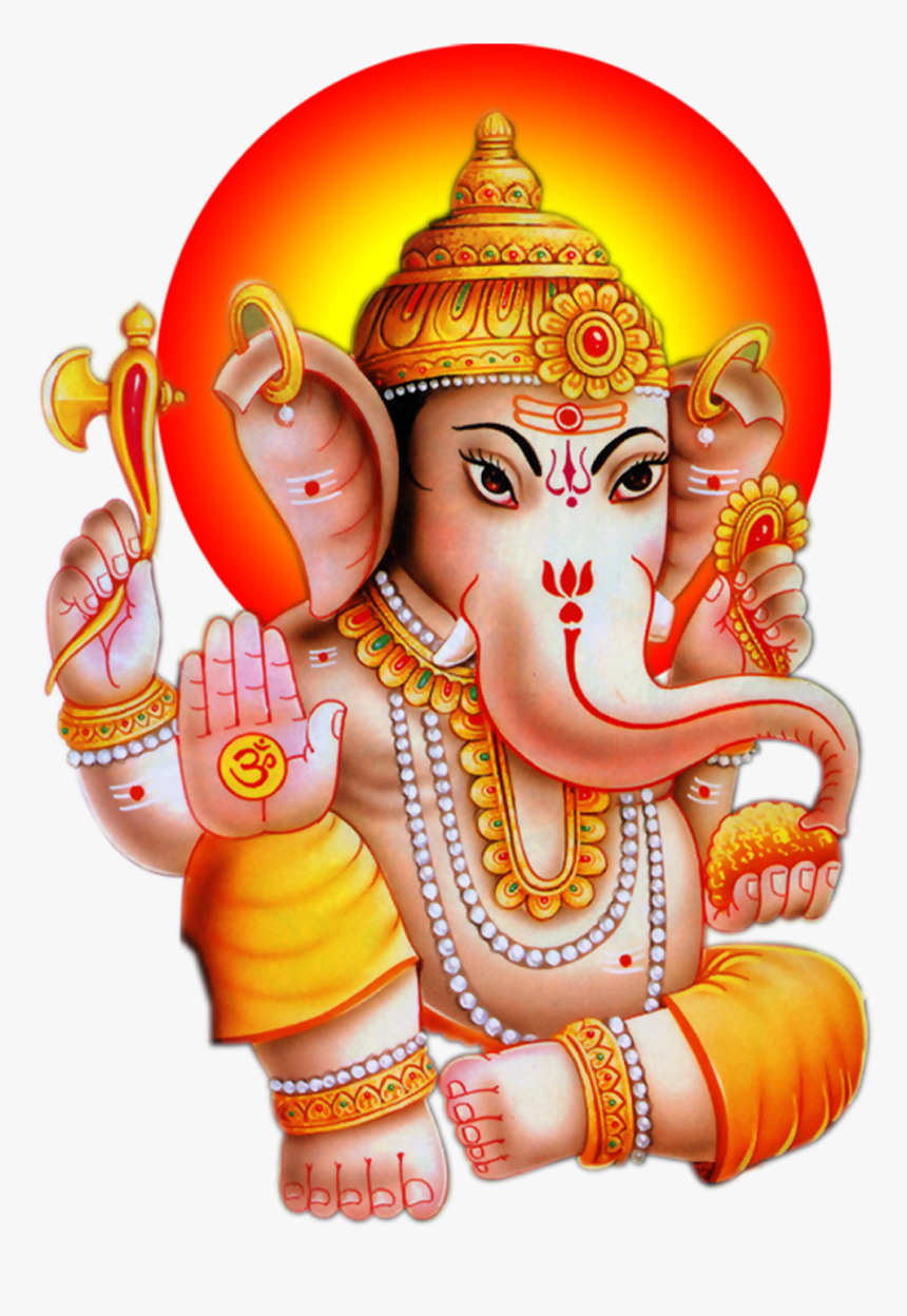 Sri Ganesh Hd Png Pluspng - Transparent Background Ganesh Png, Png Download, Free Download