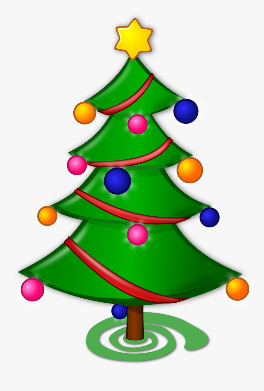 Christmas Tree Clip Arts - Christmas Tree Clipart Color, HD Png Download, Free Download