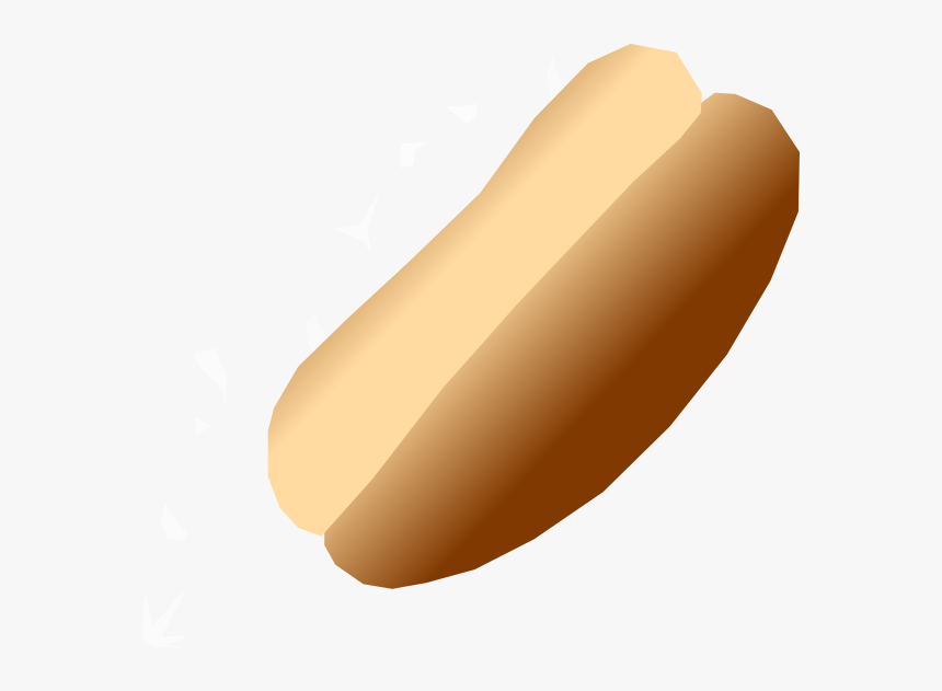 Roll Bun Pencil And - Hot Dog Bun Clip Art, HD Png Download, Free Download