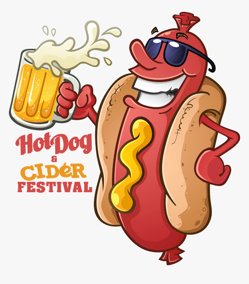 Hotdog Clipart American Food - Cachorro Quente Desenho Animado, HD Png Download, Free Download